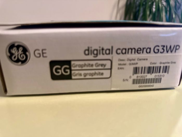 Brand new GE G3WP graphite grey digital camera