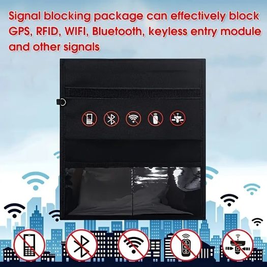Faraday bag, RFID Signal Blocking Pouch