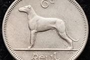 [#398] - Ireland 1968 | Irish 6p | 6 Pence | Wolfhound | KM.13a | UNC