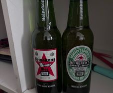 Special edition Heineken bottles
