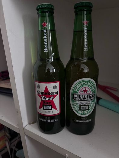 Special edition Heineken bottles