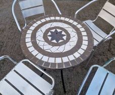 patio table and 4 chairs