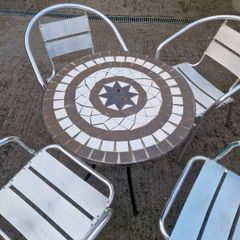 patio table and 4 chairs