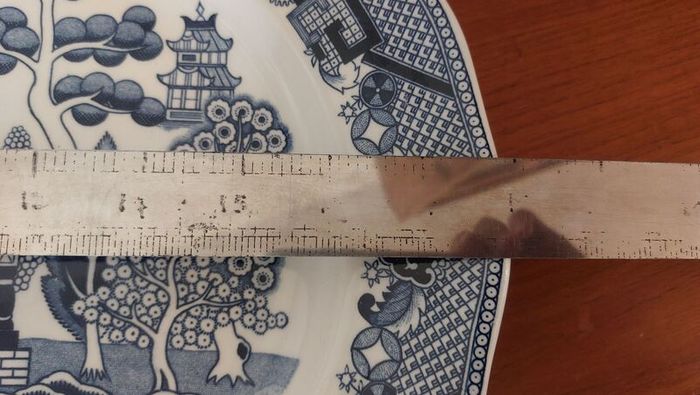 Beautiful Large Willow Pattern Turkey Platter, Made in Japan, Would Hold a Whopper Turkey!
