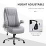 High Back Executive Office Chair, Height Adjustable PU Leather Ergonomic Chair Image 3