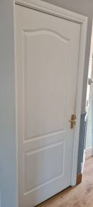 White fire doors