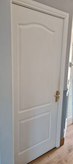 White fire doors