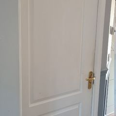White fire doors