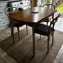 Kitchen table c/w 3 chairs :  tip-top condition Image 2