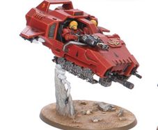 Armageddon Space Marine Land Speeder - Warhammer 40K