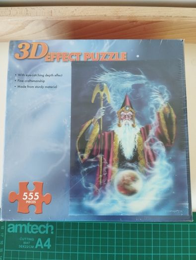 3D Effect Puzzle  555 Pieces (Sealed)