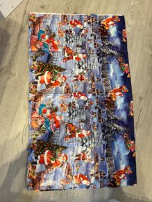 Christmas vinyl tablecloth