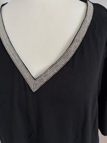 New V Neck Top, s14