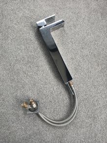 Modern chrome basin mixer tap