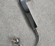 Modern chrome basin mixer tap