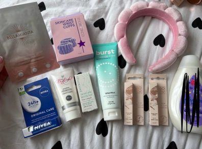 Random selection beauty and skincare items