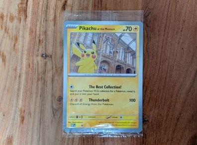 Pikachu at the Museum Oversized Pokemon Card