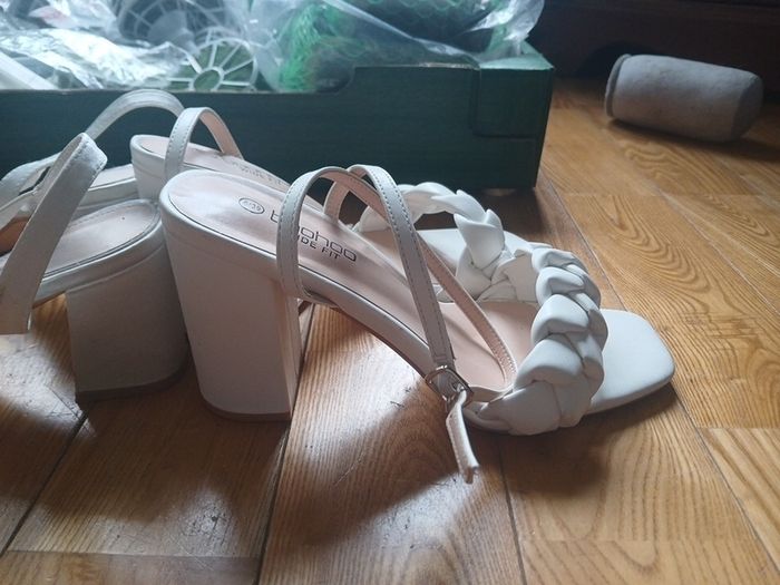 white block heels