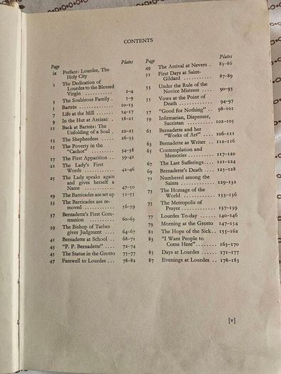 St Bernadette. A Pictorial Biography By Leonard Von Matt And Francis Trouchu. First Edition 1957. Large Volume Hardback In Fair Condition.  See Photos For Same.