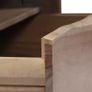 Coffee Table Solid Acacia Wood Live Edges 90x50x40 cm Grey Image 2