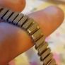 vintage Japanese sharp ladies watch sprirlex strap Image 2