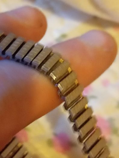 vintage Japanese sharp ladies watch sprirlex strap