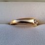 Antique 18ct gold diamond ring 3 stones Image 4