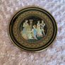 Vintage Olympia Greek Ceramic Wall Plate - 24K Gold Trim - Mint Condition (20cm) Image 2