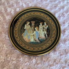 Greek Plate - Olympia - 24K - Handmade