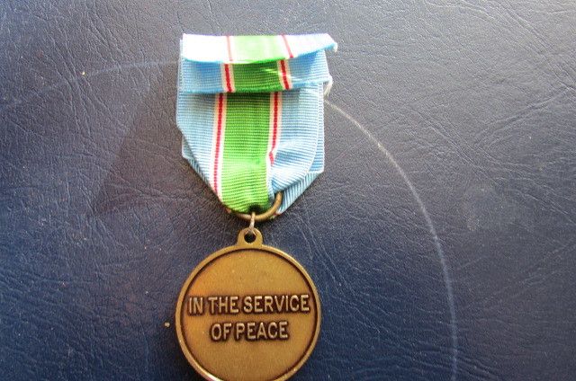 Lebanon UN medal.Awarded to Irish soldiers.