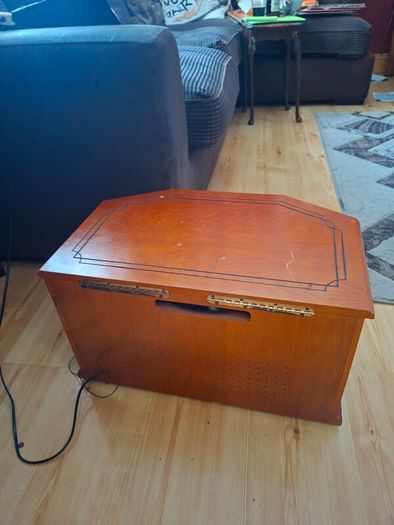 Vintage style hifi stereo TS-1072 wood case CD tape record player radio