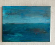 Original Painting Original Seascape Minimalist Seascapes