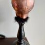 Rose Gold Skull on Pedestal Halloween Centrepiece Image 5