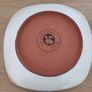 Irish country pottery ceramic serving plate Celtic Swirl pattern Image 3