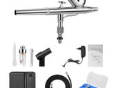 Painting Tattoo Manicure Airbrush Air Compressor Kit Gravity Feed Cake Spray Model Air Brush Nail Tool Set 100-250V
