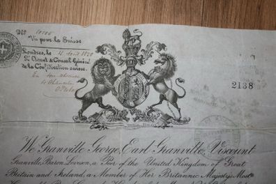 Victorian  Passport 1870