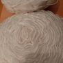 White rose ruffle cushions Image 4