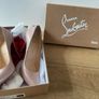 louboutin decollette jazz calf high heels size 38 Image 2