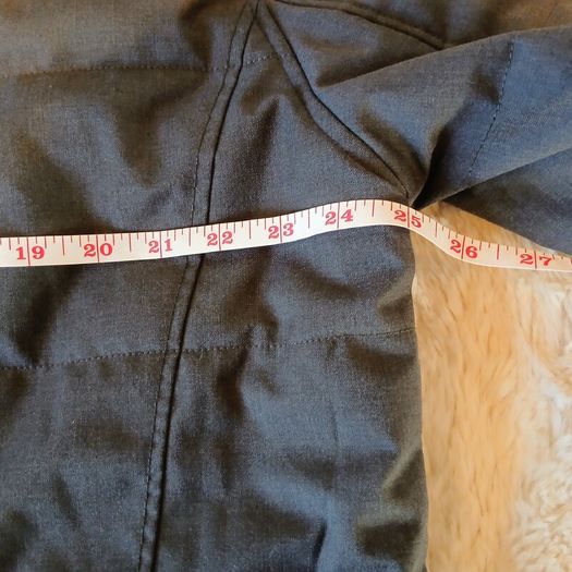 Paul Costelloe Living Men Grey Padded Quilted Jacket - Size XL