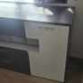 Bed frame matress and side console Image 10