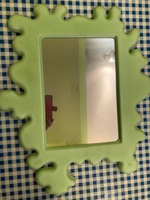 Cloud Shaped Child's Mirror (Green)