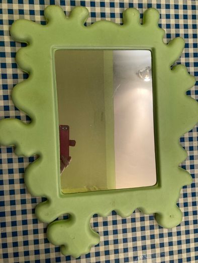 Cloud Shaped Child's Mirror (Green)