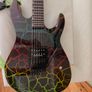 LTD M1 custom 87 rainbow crackle Image 3