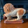 Antique Pottery Lions Image 5
