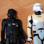 star wars figures some discolouration to white one  price for  two Image 2