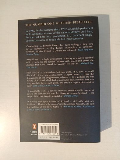 The Scottish Nation 1700 - 2000 by T.M. Devine