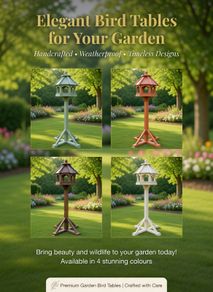 Bird Table feeders Slated Roof - colour choices.