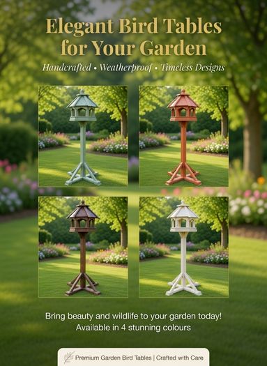 Bird Table feeders Slated Roof - colour choices