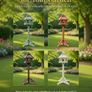 Bird Table feeders Slated Roof - colour choices. Image 7