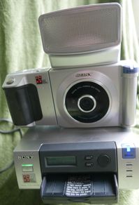 Sony Digital Photo Printer UP-DX100. With Sony Digital  Camera DKC-C300X